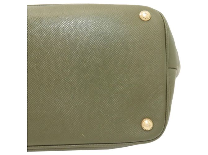 Prada Saffiano Handtasche grün - Ansicht 20