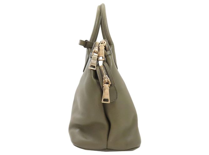 Prada Saffiano Handtasche grün - Ansicht 3