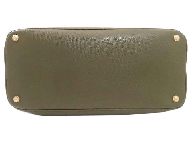 Prada Saffiano Handtasche grün - Ansicht 4