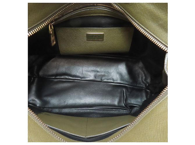 Prada Saffiano Handtasche grün - Ansicht 5