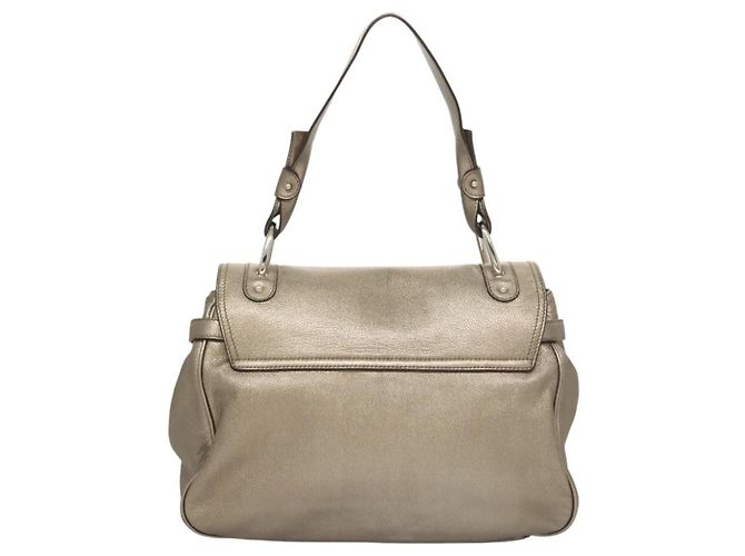 Salvatore Ferragamo Sofia Satchel Leder Medium Golden - Ansicht 2