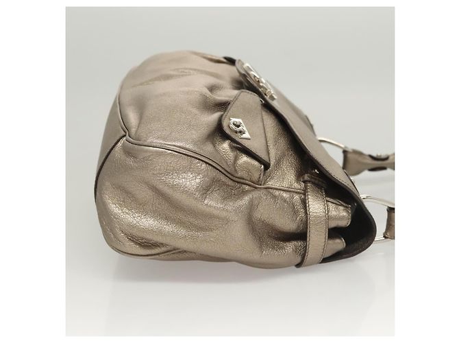 Salvatore Ferragamo Sofia Satchel Leder Medium Golden - Ansicht 3