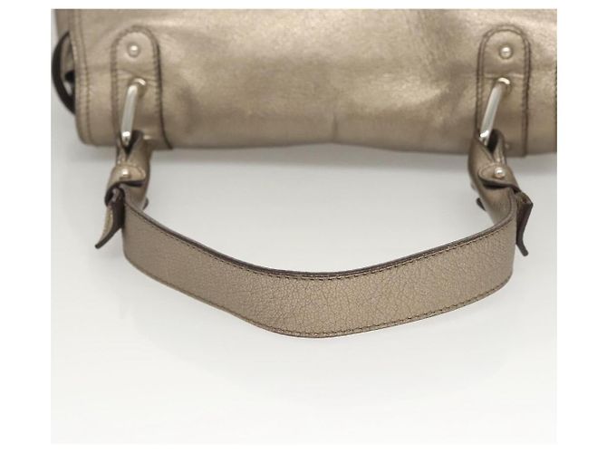 Salvatore Ferragamo Sofia Satchel Leder Medium Golden - Ansicht 7