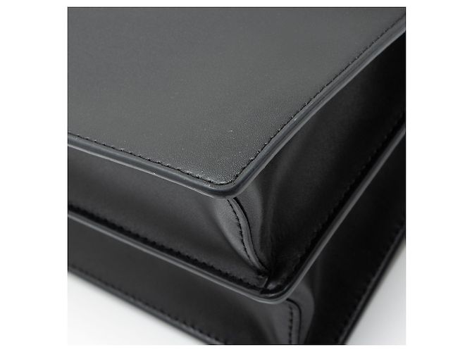 Borsa a tracolla Fendi FF Embossed Calfskin Kan U Medium Nero - vista 10