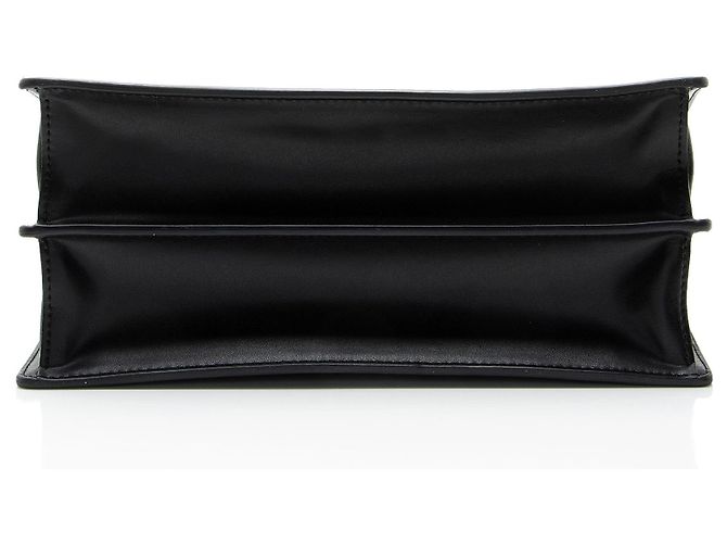Borsa a tracolla Fendi FF Embossed Calfskin Kan U Medium Nero - vista 4