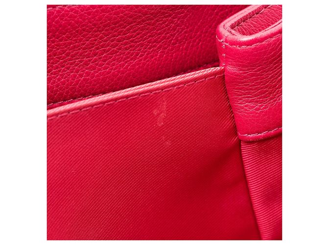 Borsa Louis Vuitton Lockme II in pelle di vitello Rosa - vista 10