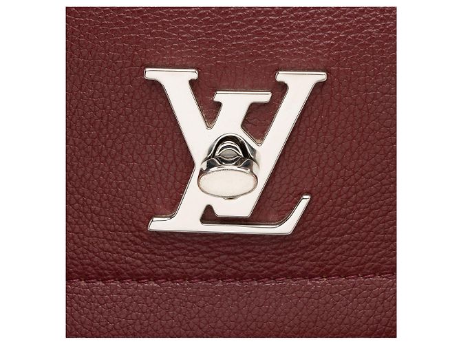 Borsa Louis Vuitton Lockme II in pelle di vitello Rosa - vista 9