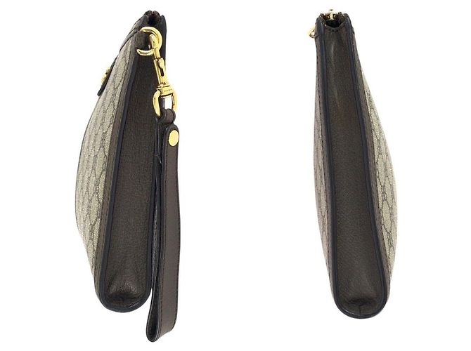 Clutch in PVC Balenciaga The Hacker Project Marrone Beige - vista 7