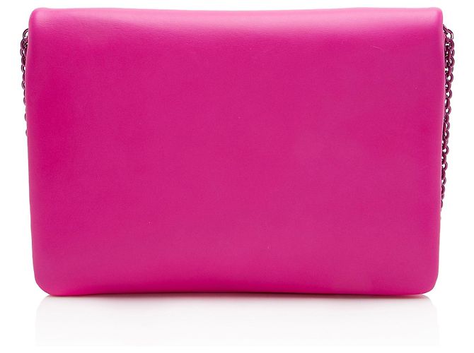 Valentino Garavani Borsa a tracolla Valentino in agnello One Stud Rosa - vista 3