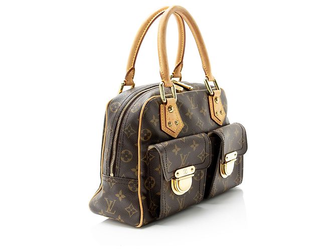 Borsa Manhattan PM in tela Monogram Louis Vuitton Marrone - vista 2