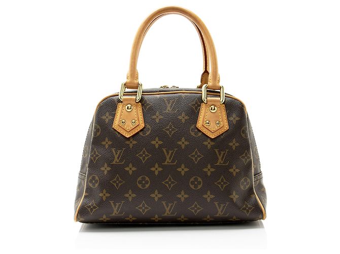 Borsa Manhattan PM in tela Monogram Louis Vuitton Marrone - vista 3