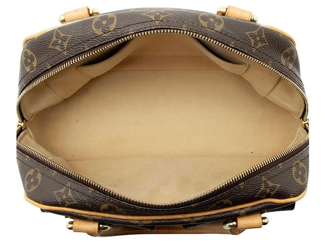 Borsa Manhattan PM in tela Monogram Louis Vuitton Marrone - vista 7