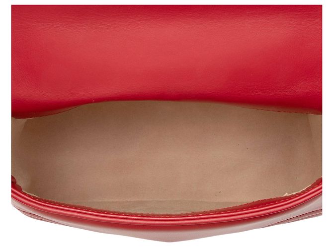 Borsa a mano mini Gucci Matelasse Leather GG Marmont Rosso - vista 7