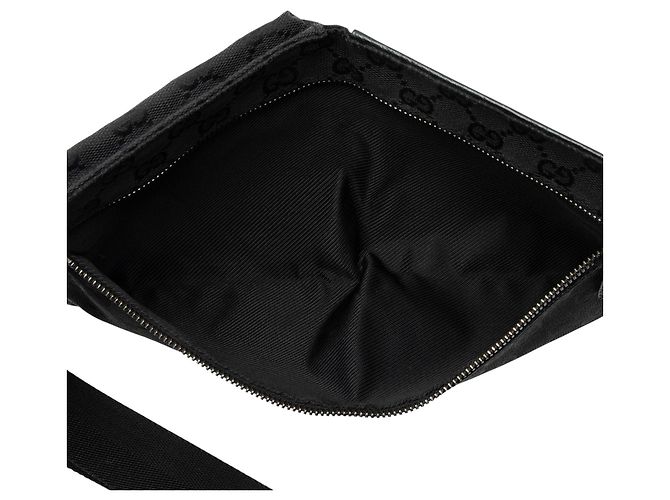 Borsa a tracolla Gucci GG Canvas con doppia tasca Nero - vista 7