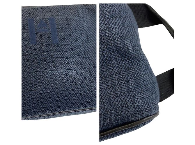 Hermès Clutch Hermes Trotteur MM Navy Black Nero - vista 5