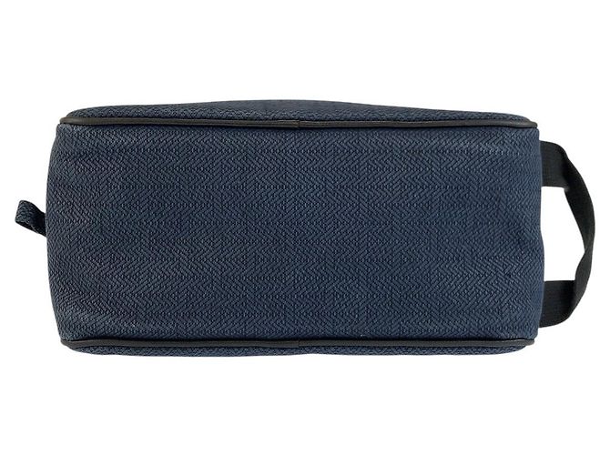 Hermès Clutch Hermes Trotteur MM Navy Black Nero - vista 9