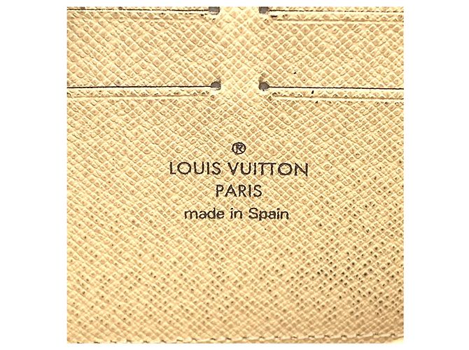 Portafoglio Zippy Louis Vuitton Damier Azur Bianco - vista 4