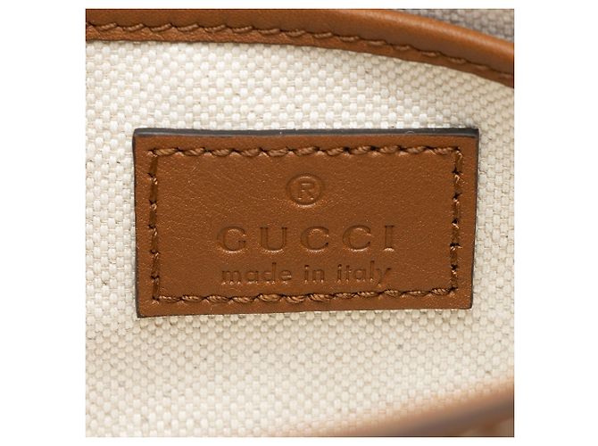 Borsa a tracolla Gucci GG Supreme Horsebit 1955 Small Flap Nero - vista 8
