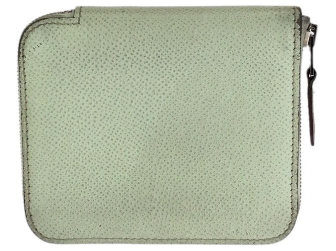 Hermès Cartera Compacta Hermes Azap Silk'in Verde - vista 2