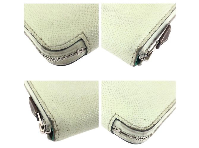 Hermès Cartera Compacta Hermes Azap Silk'in Verde - vista 4