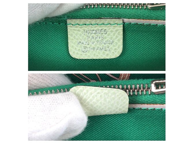 Hermès Cartera Compacta Hermes Azap Silk'in Verde - vista 5