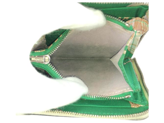 Hermès Cartera Compacta Hermes Azap Silk'in Verde - vista 9