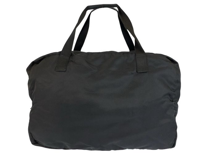 Borsa Boston in nylon Gucci Nera Nero - vista 2