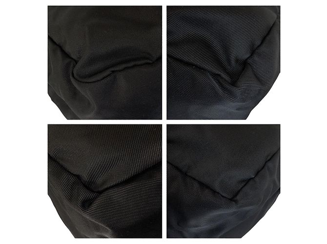 Borsa Boston in nylon Gucci Nera Nero - vista 3