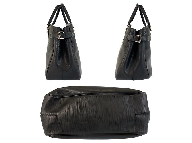 Louis Vuitton Epi Passy PM Leder Tragetasche Schwarz - Ansicht 10