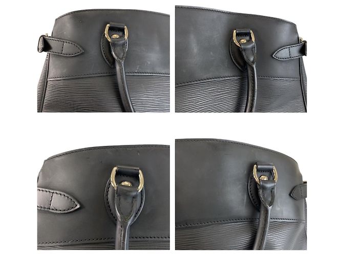 Louis Vuitton Epi Passy PM Leder Tragetasche Schwarz - Ansicht 5