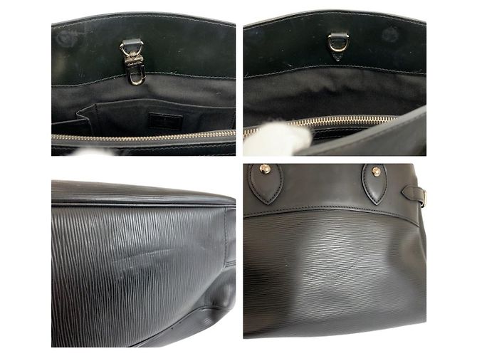 Louis Vuitton Epi Passy PM Leder Tragetasche Schwarz - Ansicht 6