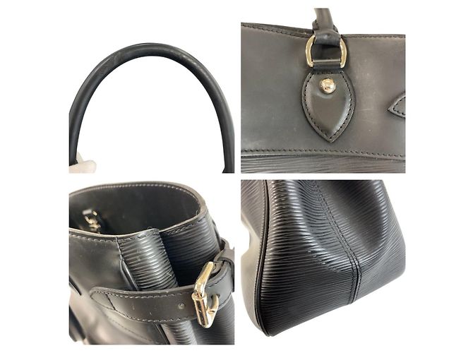 Louis Vuitton Epi Passy PM Leder Tragetasche Schwarz - Ansicht 7