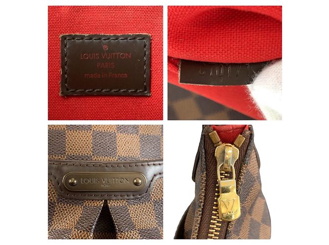 Borsa a tracolla Louis Vuitton Damier Bloomsbury PM Marrone - vista 3