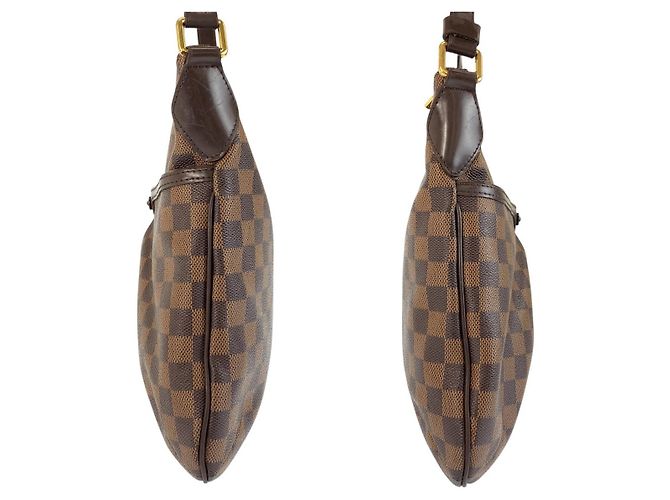 Borsa a tracolla Louis Vuitton Damier Bloomsbury PM Marrone - vista 7