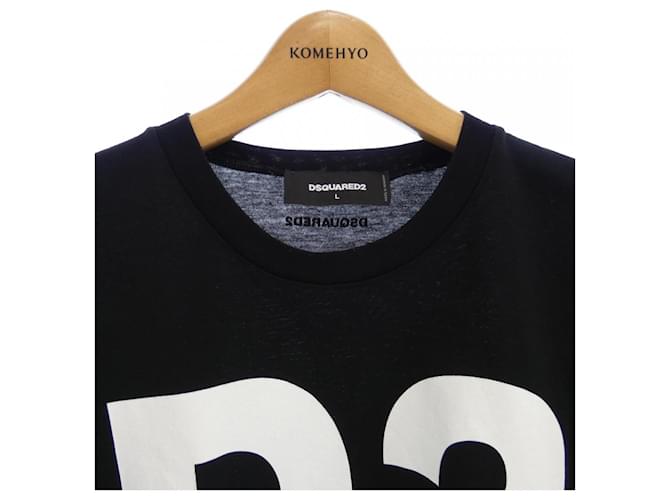 T-shirt Dsquared2 Nero Bianco - vista 5