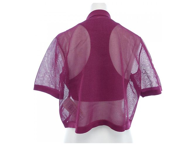 Hermès Top de seda Hermes 5E2690DN5E2691DN Roja - vista 2