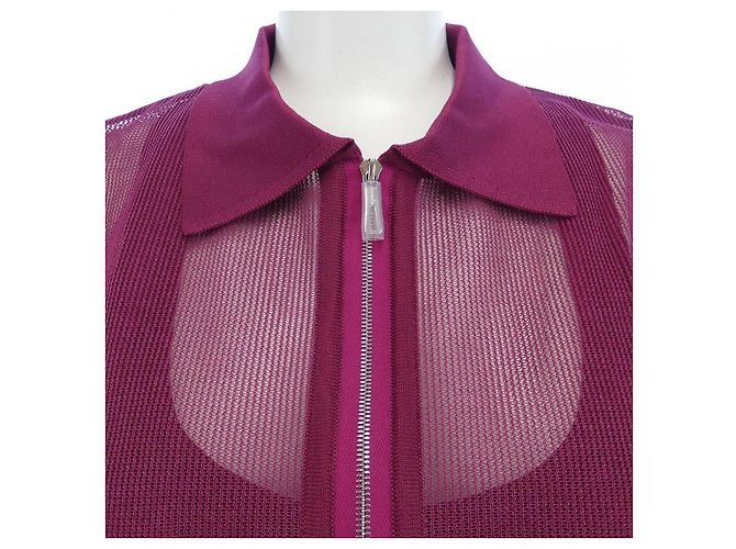 Hermès Top de seda Hermes 5E2690DN5E2691DN Roja - vista 5