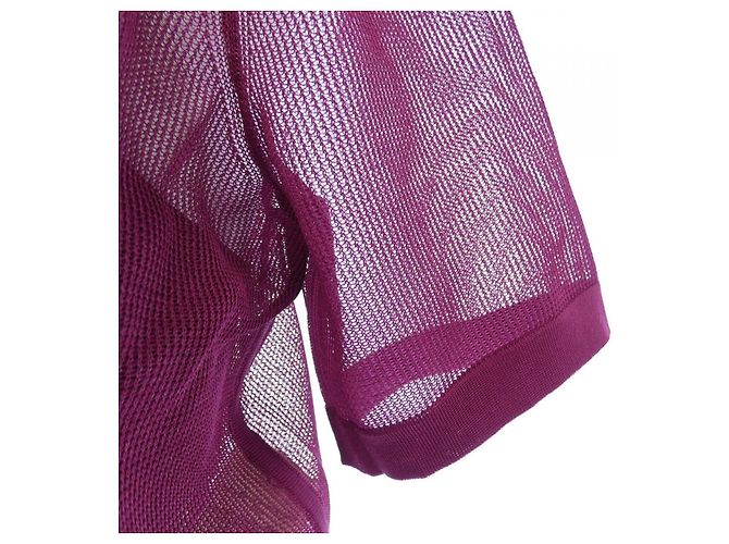 Hermès Top de seda Hermes 5E2690DN5E2691DN Roja - vista 6