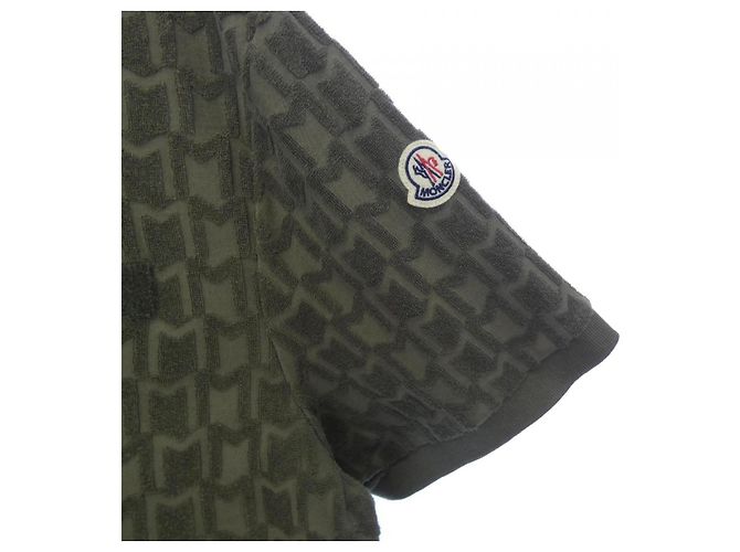 Polo Moncler Verde Caqui - vista 6