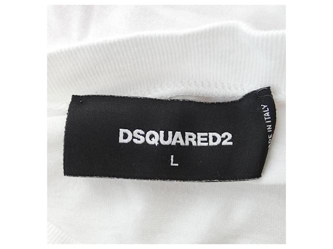 Camiseta Dsquared2 Camiseta de algodón Blanco - vista 4