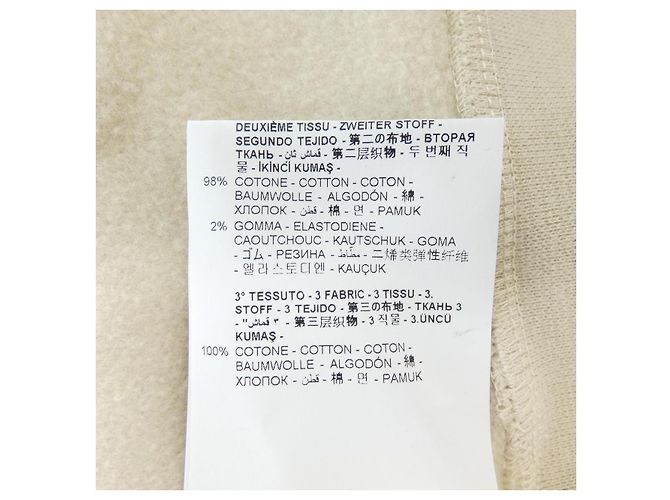 Autre Marque Sweatshirt de algodão Neil Barrett NBV7JS010S Bege - vista 4