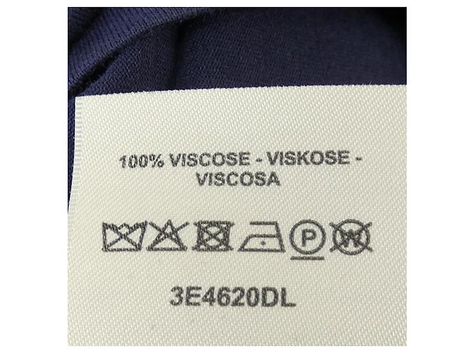 Hermès Camiseta de algodão Hermes Azul Azul marinho - vista 4