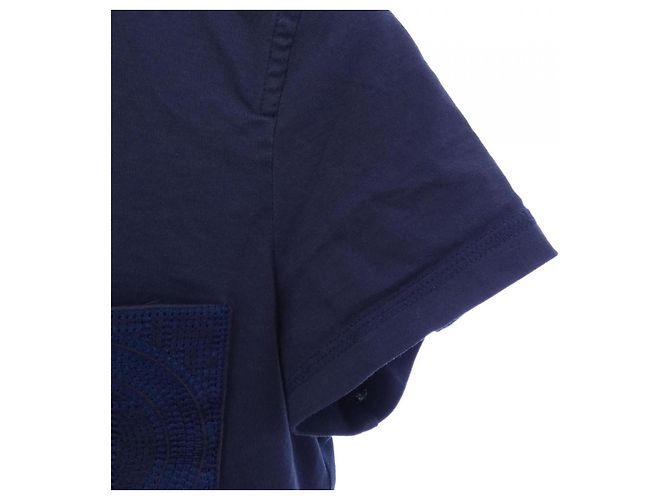 Hermès Camiseta de algodão Hermes Azul Azul marinho - vista 7