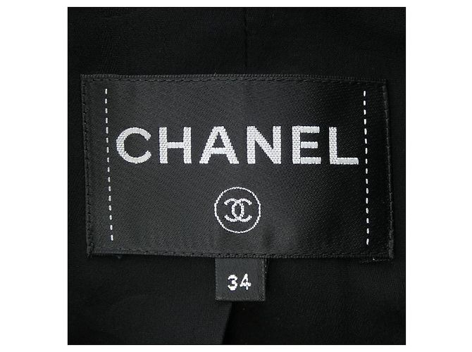 Timeless Chaqueta Chanel sin cuello Negro - vista 5