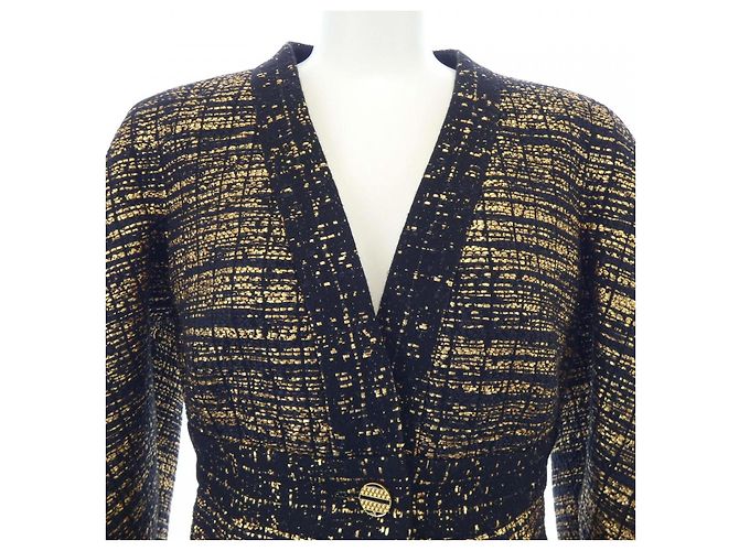 Timeless Chaqueta Chanel sin cuello Negro - vista 6