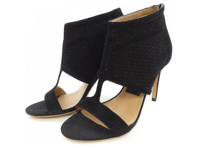 Salvatore Ferragamo Lederschuhe Schwarz - Ansicht 3