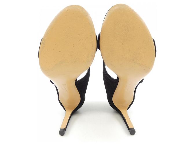 Salvatore Ferragamo Lederschuhe Schwarz - Ansicht 4