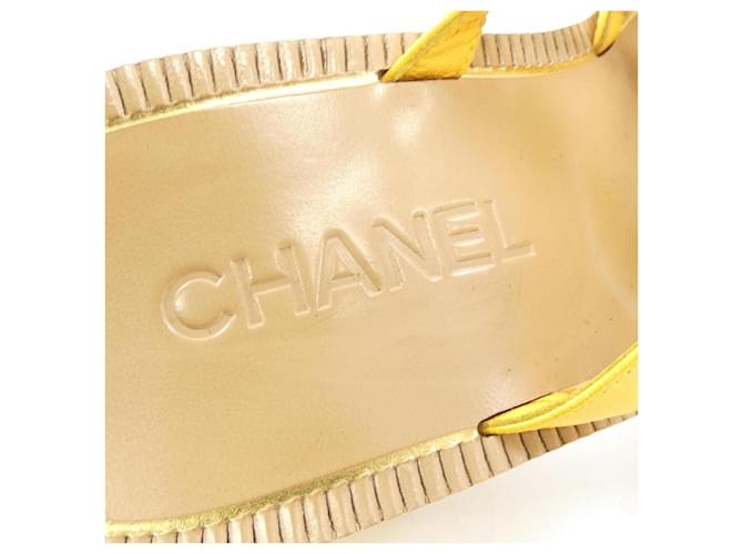 Timeless Sandali Chanel Giallo - vista 6