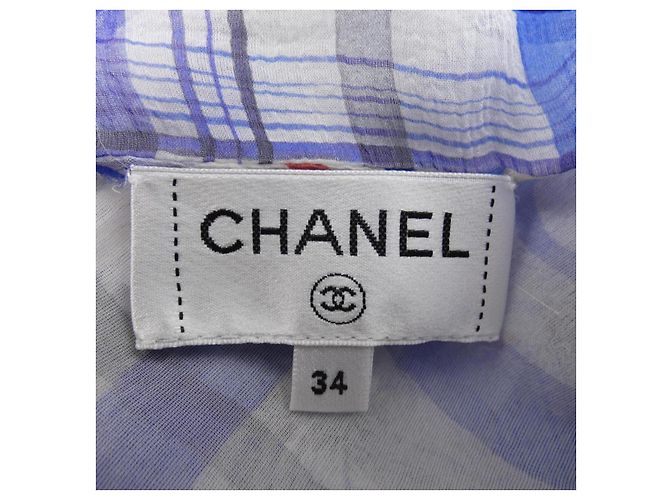 Timeless Vestido de seda Chanel P74457V65979 Azul - vista 5