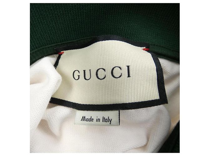 Polo Gucci Blanco Roja Verde - vista 4